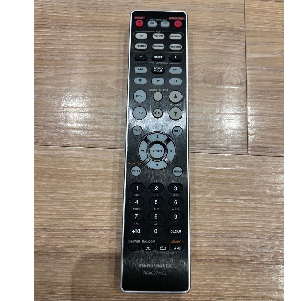 Marantz RC002PMCD Remote Control for Amplifier CD Network Player Black